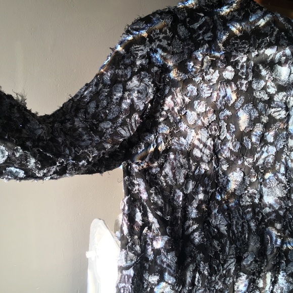 SOLD ON ETSY 💔 Bohemian duster sheer lurex - Picture 3 of 8